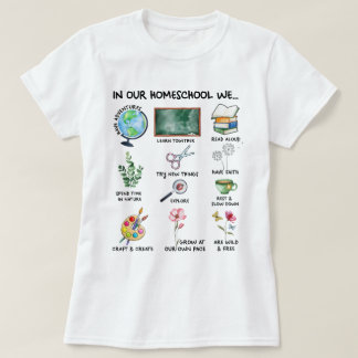 ホームスクオールモットクリスチャンホームスクオル先生 Tシャツ