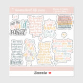 ホームスクーインスパイアル引用文シール シール (シート)