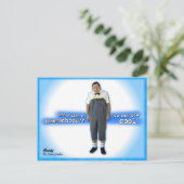 ホームスクーラーのような服装をする ポストカード (スタンド正面)