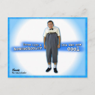 ホームスクーラーのような服装をする ポストカード