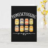 ホームスクーリングが私の得意分野 ホームスクール ママ ホームスクール カード (黄色い花)