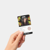 ホームスクーリングの先生 ママのレディバグID バッジ (手持ち)