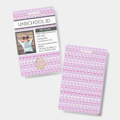 ホームスクーリングの学生パターンバッジ バッジ (Front & Back)