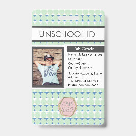 ホームスクーリングの学生パターン バッジ