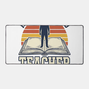 ホームスクーリングの父・先生・オブ・ザ・イヤー ヴィンテージTシャツ D デスクマット