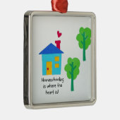 ホームスクーリングはハートだ！ メタルオーナメント (右)