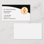 ホームスクーリングチューター先生 名刺 (正面/裏面)