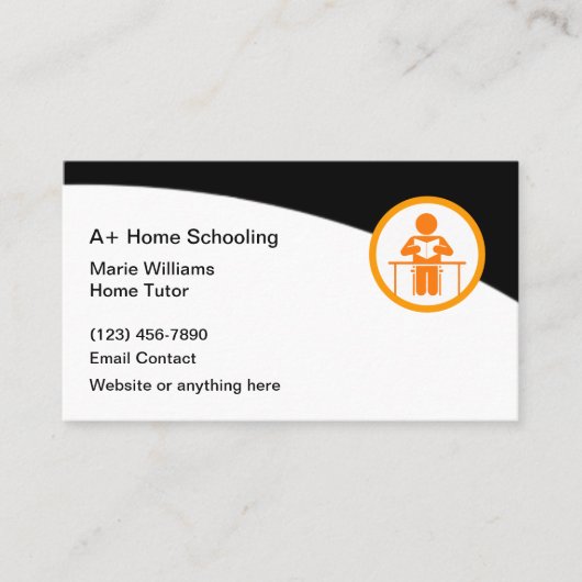 ホームスクーリングチューター先生 名刺 (正面)