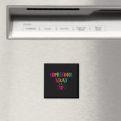 ホームスクーリング仲間 メンズ かわいい お母さん 先生 パパ マグネット (インサイチュ (食洗機))