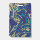 ホームスクーリング 学校 ID 抽象的な写真バッジ バッジ (裏面)