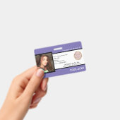 ホームスクーリング 学校ID パープルバッジ バッジ (手持ち)