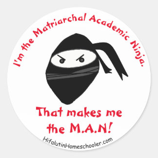 ホームスクールのシール ラウンドシール