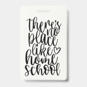 ホームスクールのブックマークのような場所はない バッジ (正面)