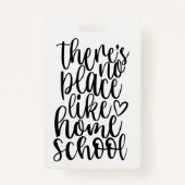 ホームスクールのブックマークのような場所はない バッジ (正面)