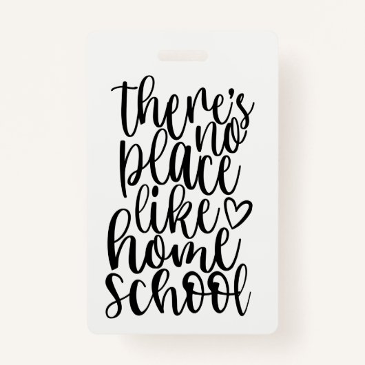 ホームスクールのブックマークのような場所はない バッジ (裏面)