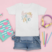 ホームスクールのライフシグネチャーキッズTシャツ Tシャツ