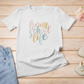 ホームスクールのライフシグネチャー Tシャツ