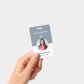 ホームスクールの学生または先生の親の写真ID バッジ (手持ち)