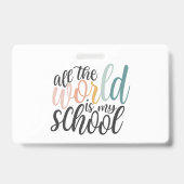 ホームスクールの学生IDバッジ |グモダンレイ バッジ (裏面)