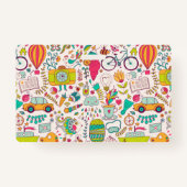 ホームスクールの学生IDバッジ |ドードル バッジ (裏面)