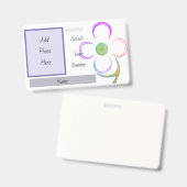 ホームスクールの学生IDバッジ バッジ (正面＆裏面)