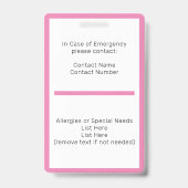 ホームスクールの学生IDバッジ バッジ (Back)