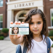 ホームスクールの学生IDバッジ |青クラシック色 バッジ