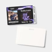 ホームスクールの学生ID バッジ (表裏)