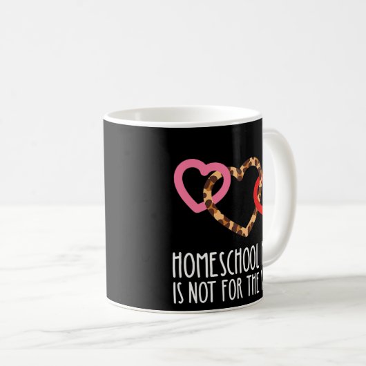 ホームスクールの母は弱い母のためではない誇りを持った。 コーヒーマグカップ (正面右)