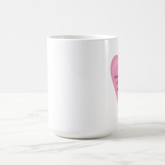 ホームスクールの母を抱きしめる コーヒーマグカップ (中央)