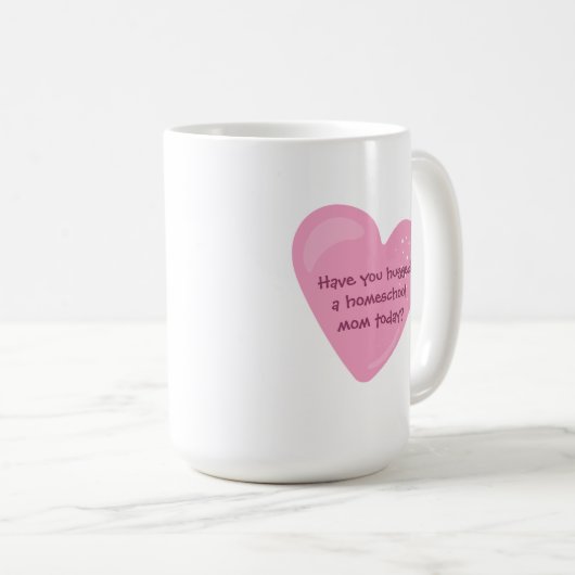 ホームスクールの母を抱きしめる コーヒーマグカップ (正面右)