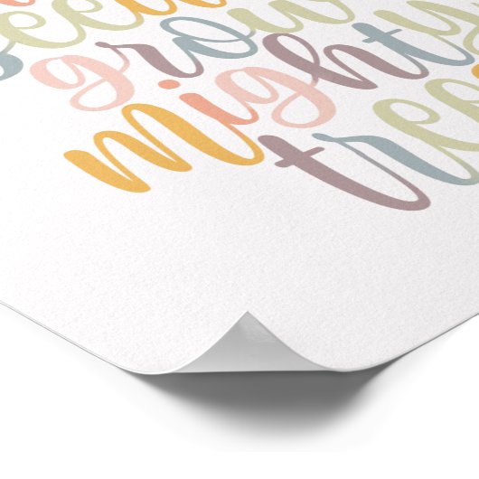 ホームスクールやる気を起こさせる引用文パステルカラーズアート ポスター (角)