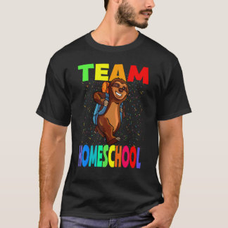 ホームスクールチーム ナナフシンの生徒たちと Tシャツ