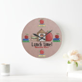 ホームスクールルールウォールクロック ラージ壁時計 (ホーム)