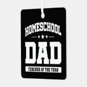 ホームスクール先生オブザイヤーホームスクールパパ メタルオーナメント (正面左)