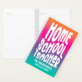 ホームスクール先生カラフルグラデーション プランナー手帳 (ディスプレー)