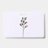 ホームスクール先生フローラIDバッジ バッジ (裏面)