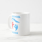 ホームスクール先生 コーヒーマグカップ (正面左)
