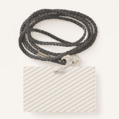 ホームスクール先生IDバッジモダン金ゴールド バッジ (裏面ランヤード)