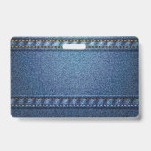 ホームスクール学生IDデニムジャン バッジ (裏面)