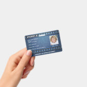 ホームスクール学生IDデニムジャン バッジ (手持ち)