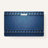 ホームスクール学生IDデニムジャン バッジ (裏面)