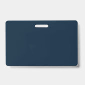 ホームスクール学生IDバッジブルー バッジ (Back)