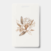 ホームスクール学生IDバッジボ素朴ホ バッジ (裏面)