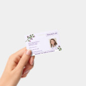 ホームスクール教師 フラワー ID バッジ (手持ち)
