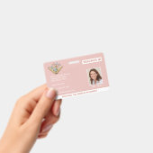 ホームスクール教師 ID 本 花 バッジ (手持ち)