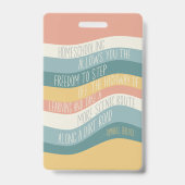 ホームスクール教育引用文ブックマーク バッジ (裏面)