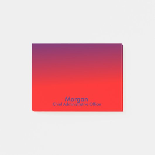 ホームスクール最高経営責任者レッドブルー ポストイット (正面)