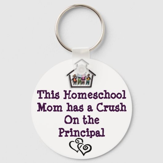 ホームスクール母キーチェーン キーホルダー (正面)