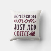 ホームスクール母コーヒーだけ追加 クッション (裏面)